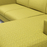 Мебельная ткань Шенилл горчичный цвет 142 см T4-62 варинант исполнения - 10 | Loft Concept в Краснодаре