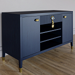 Комод-буфет Elsa Dreams Blue с открытыми полками   варинант исполнения - 2 | Loft Concept в Краснодаре