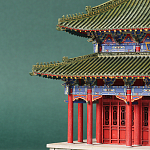 Макет Китайской пагоды миниатюра Дворцовый парк Синцинь в Пекине варинант исполнения - 1 | Loft Concept в Краснодаре