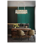 Люстра овальная с хрустальными подвесками Roul Crystal Light варинант исполнения - 8 | Loft Concept в Краснодаре