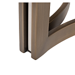 Столик журнальный с круглой мраморной столешницей Unique Stone Design варинант исполнения - 6 | Loft Concept в Краснодаре