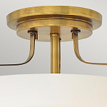 Потолочный светильник с круглым матовым белым плафоном Hinkley варинант исполнения - 6 | Loft Concept в Краснодаре