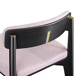 Барный стул из массива ясеня с обивкой из рогожки Elegant Ash Shape варинант исполнения - 5 | Loft Concept в Краснодаре