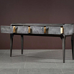 Консоль прямоугольная серая с 4-мя выдвижными ящиками Grany варинант исполнения - 3 | Loft Concept в Краснодаре