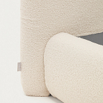 Кровать со съемным бежевым чехлом из ткани букле White Boucle Collection варинант исполнения - 4 | Loft Concept в Краснодаре