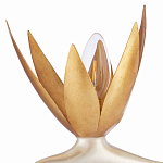 Торшер с 3-мя плафонами в виде цветов Golden Bird of Paradise варинант исполнения - 1 | Loft Concept в Краснодаре