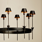 Люстра круглая со светодиодными лампами Innovation варинант исполнения - 5 | Loft Concept в Краснодаре