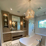 Люстра белая с несколькими ярусами деревянных палочек Bright Wooden Chandelier варинант исполнения - 8 | Loft Concept в Краснодаре