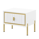 Тумба прикроватная белая с ящиком Antique Order варинант исполнения - 1 | Loft Concept в Краснодаре