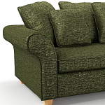 Мебельная ткань Шенилл зеленый цвет 138 см T4-22 варинант исполнения - 7 | Loft Concept в Краснодаре