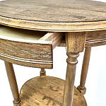 Деревянный овальный кофейный стол Margery Provence Coffee Table варинант исполнения - 5 | Loft Concept в Краснодаре