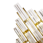 Бра стеклянное с золотым каркасом Luxxu Modern варинант исполнения - 1 | Loft Concept в Краснодаре