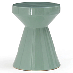 Приставной стол из керамики Manufacto Gray-green варинант исполнения - 1 | Loft Concept в Краснодаре