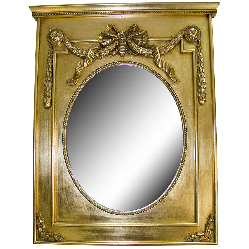Зеркало Oval in Massive Golden Frame Золотой Зеркало Oval in Massive Golden Frame Золотой в Краснодаре | Loft Concept