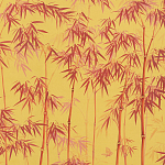 Обои ручная роспись Distant Bamboo Firefly on dyed paper варинант исполнения - 2 | Loft Concept в Краснодаре