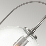 Подвесной светильник с прозрачным плафоном в форме шара в арочной подвеске Hinkley варинант исполнения - 16 | Loft Concept в Краснодаре