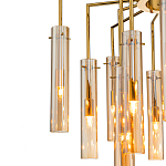 Люстра со стеклянными цилиндрическими плафонами Luminous Cylinders Amber варинант исполнения - 4 | Loft Concept в Краснодаре