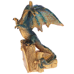 Декоративная статуэтка Дракон Multicolor Gold Dragon Treasure Keeper Statuette варинант исполнения - 1 | Loft Concept в Краснодаре