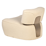 Кресло бежевое без подлокотников с обивкой из ткани букле Space of Freedom варинант исполнения - 2 | Loft Concept в Краснодаре