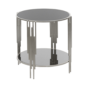 Круглый приставной стол Accord Silver