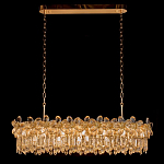 Люстра с декоративными элементами в виде крупных хрустальных цветов Palace Gardens варинант исполнения - 1 | Loft Concept в Краснодаре