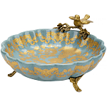 Блюдо фарфоровое Птица на ветке Flora варинант исполнения - 1 | Loft Concept в Краснодаре