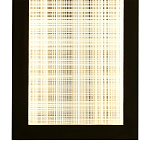 Светодиодное прямоугольное бра из металла черного цвета Lattice Lux варинант исполнения - 4 | Loft Concept в Краснодаре