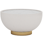 Круглый кофейный стол Ruelly White Coffee Table варинант исполнения - 1 | Loft Concept в Краснодаре