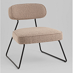 Кресло лаунж Kate букле капучино варинант исполнения - 1 | Loft Concept в Краснодаре