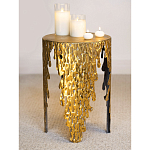 Столик дизайнерский Copper streaks варинант исполнения - 9 | Loft Concept в Краснодаре