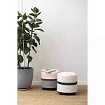 Пуф с плетеной светло-бежевой обивкой Serene Holidays варинант исполнения - 4 | Loft Concept в Краснодаре