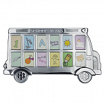 Фоторамка детская Childhood Corner Bus 12 фото варинант исполнения - 1 | Loft Concept в Краснодаре