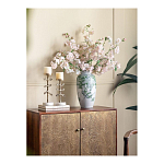 Ваза высокая с зелеными цветочными и птичьими мотивами Vase Inspired by Nature варинант исполнения - 5 | Loft Concept в Краснодаре