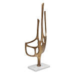 Аксессуар современный Абстракция Abstract Sculpture Brass варинант исполнения - 2 | Loft Concept в Краснодаре