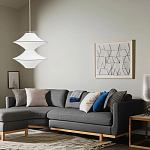 Подвесной вязаный белый светильник «Звезда Востока 02» варинант исполнения - 1 | Loft Concept в Краснодаре