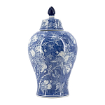 Ваза с крышкой в китайском стиле Гранатовое дерево Blooming Pomegranate варинант исполнения - 3 | Loft Concept в Краснодаре