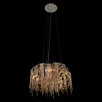 Люстра подвесная круглая с изогнутыми металлическими дугами и ниспадающими цепочками 65 см Atlantis Chain варинант исполнения - 13 | Loft Concept в Краснодаре