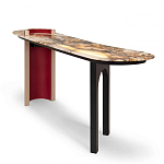 Консоль с овальной столешницей со светодиодной подсветкой Ruby варинант исполнения - 1 | Loft Concept в Краснодаре