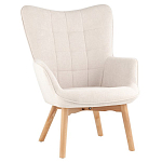 Белое кресло на ножках из массива CORDELIA варинант исполнения - 1 | Loft Concept в Краснодаре