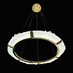 Люстра в форме кольца с цветочным декором Warm Heavenly Light варинант исполнения - 1 | Loft Concept в Краснодаре