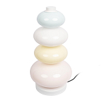 Настольная лампа из стеклянных сфер в пастельных тонах Высота 40 см Pastel Lunaria варинант исполнения - 2 | Loft Concept в Краснодаре