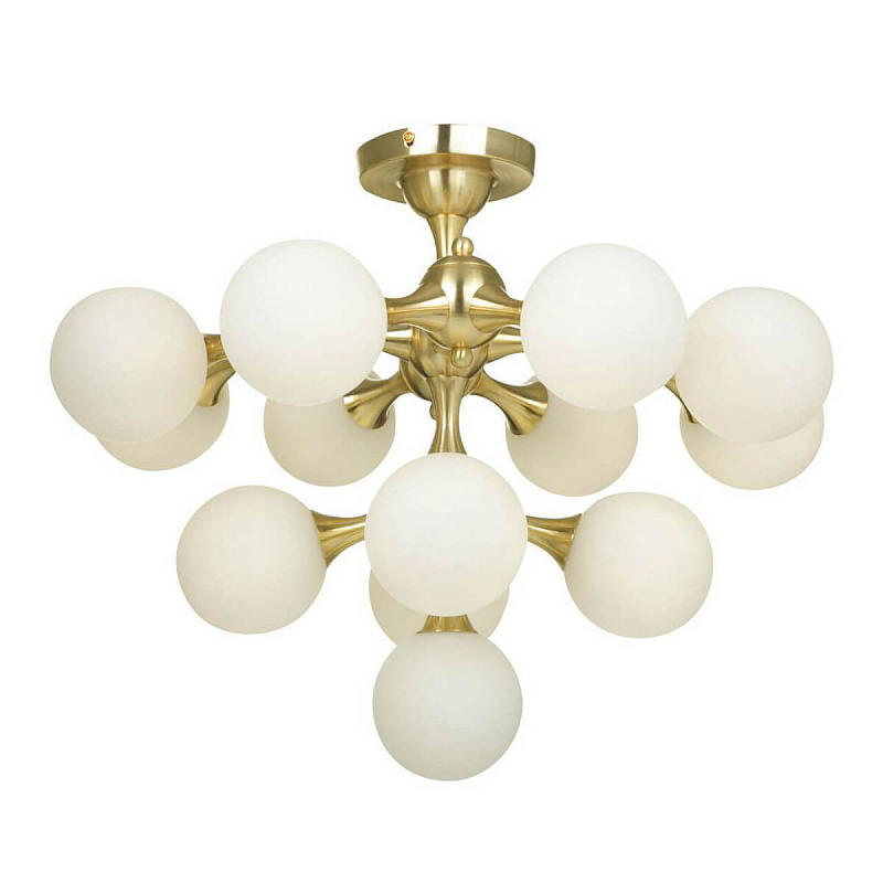 Потолочный светильник MOONDROP Lamp Gold 13 Белый Золотой Потолочный светильник MOONDROP Lamp Gold 13 Белый Золотой в Краснодаре | Loft Concept