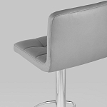 Барный стул с сиденьем серого цвета Honory варинант исполнения - 6 | Loft Concept в Краснодаре