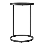 Кофейный столик круглый чёрный Compact Loft варинант исполнения - 1 | Loft Concept в Краснодаре