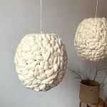 Светильник вязаный из шерсти Wool Oval варинант исполнения - 1 | Loft Concept в Краснодаре