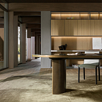 Дизайнерский рабочий стол из металла BLEVIO Table варинант исполнения - 6 | Loft Concept в Краснодаре