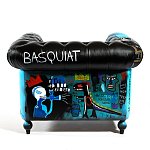 Кресло "Баския и Уорхол" Basquiat Warhol graffiti chair натуральная кожа варинант исполнения - 5 | Loft Concept в Краснодаре