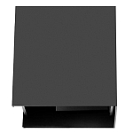 Уличный настенный светильник светодиодный формы куб черного цвета из металла Urban Minimalist варинант исполнения - 1 | Loft Concept в Краснодаре