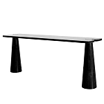 Консоль чёрная на 2-х конусообразных ножках Eros варинант исполнения - 4 | Loft Concept в Краснодаре