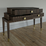 Премиальная Консоль с тремя ящиками Elsa Dreams Walnut варинант исполнения - 2 | Loft Concept в Краснодаре